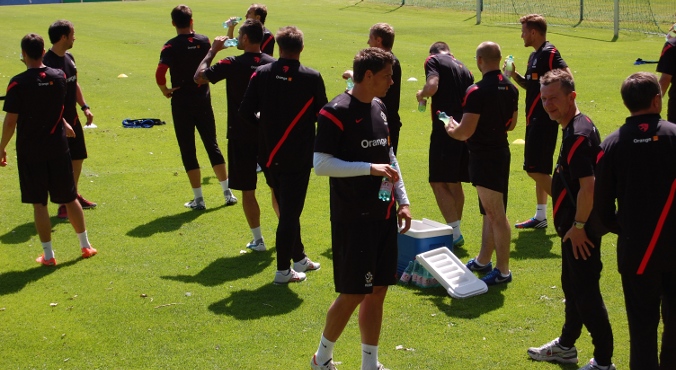 Polacy trenowali przy Konwiktorskiej