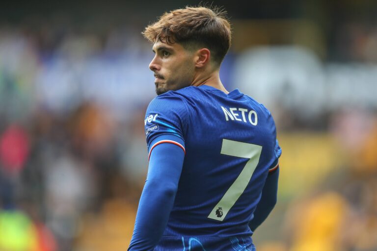 August 25, 2024, Wolverhampton, West Midlands, United Kingdom: The shirt back of Pedro Neto of Chelsea, No 7 was the squad number of team mate Raheem Sterling before Neto's arrival during the Premier League match Wolverhampton Wanderers vs Chelsea at Molineux, Wolverhampton, United Kingdom, 25th August 2024. (Credit Image: © Gareth Evans/News Images via ZUMA Press Wire) 
LIGA ANGIELSKA PILKA NOZNA SEZON 2024/2025
FOT. ZUMA/newspix.pl / 400mm.pl

POLAND ONLY !!!
---
newspix.pl / 400mm.pl