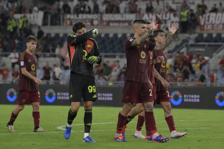 August 25, 2024, Roma, Italia: during the Serie A Enilive soccer match between AS Roma and Empoli FC at the Rome's Olympic stadium, Italy - Sunday, August 25, 2024. Sport - Soccer. (Photo by Fabrizio Corradetti / LaPresse) (Credit Image: © Fabrizio Corradetti/LaPresse via ZUMA Press) 
LIGA WLOSKA PILKA NOZNA SEZON 2024/2025
FOT. ZUMA/newspix.pl / 400mm.pl

POLAND ONLY !!!
---
newspix.pl / 400mm.pl