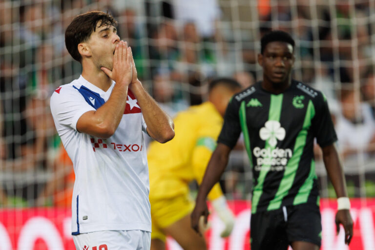 August 29, 2024, Brugge, Belgium: Wisla's Frederico Duarte looks dejected during a soccer game between Belgian Cercle Brugge KSV and Polish Wisla Krakow, Thursday 29 August 2024 in Brugge, the return leg of the play-offs for the UEFA Conference League competition. Cercle won the first leg 1-6. (Credit Image: © Kurt Desplenter/Belga via ZUMA Press)
LIGA KONFERENCJI EUROPY PILKA NOZNA SEZON 2024/2025

FOT. ZUMA/newspix.pl / 400mm.pl
POLAND ONLY!
---
newspix.pl / 400mm.pl