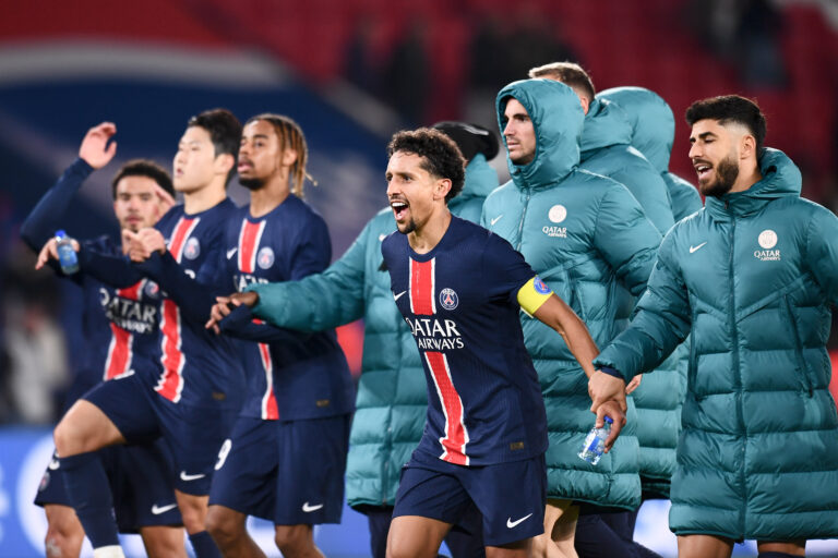 05 MARQUINHOS (psg) during the Ligue 1 MCDonald's match between Paris and Lens at Parc des Princes on November 2, 2024 in Paris, France. (Photo by Philippe Lecoeur/FEP/Icon Sport/Sipa USA)
2024.11.02 Paris
pilka nozna liga francuska
Paris Saint-Germain - RC Lens
Foto Icon Sport/SIPA USA/PressFocus

!!! POLAND ONLY !!!