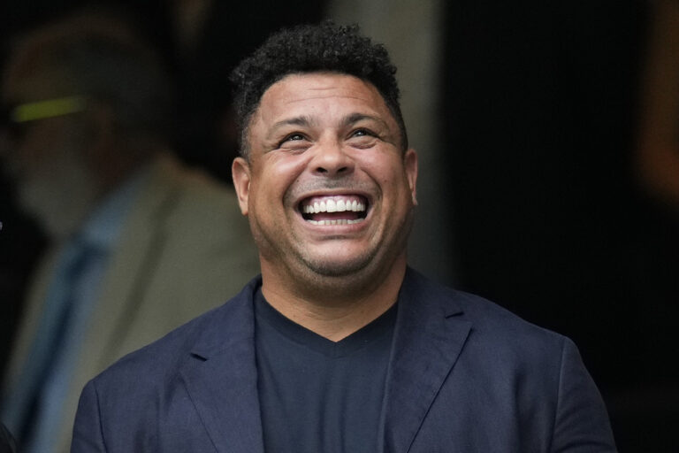 Ronaldo Nazario president of Real Valladolid CF during the La Liga EA Sports match between Real Madrid and Real Valladolid played at Santiago Bernabeu Stadium on August 25, 2024 in Madrid, Spain. (Photo by Cesar Cebolla/pressinphoto/Sipa USA)
2024.08.25 Madryt
pilka nozna liga hiszpanska 
Real Madryt - Real Valladolid
Foto Cesar Cebolla/pressinphoto/SIPA USA/PressFocus

!!! POLAND ONLY !!!