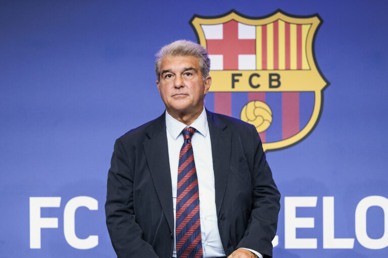 Joan Laporta, President of FC Barcelona, attends his press conference to report on the club's situation at Auditori 1899 on September 03, 2024 in Barcelona, Spain. Photo Javier Borrego / SpainDPPI / DPPI (Photo by /Sipa USA)
2024.09.03 Barcelona
pilka nozna , liga hiszpanska
Joan Laporta - konferencja prasowa dotyczaca sytuacji FC Barcelona
Foto Javier Borrego/DPPI/IPA Sport 2/ipa-agency.net/SIPA USA/PressFocus

!!! POLAND ONLY !!!