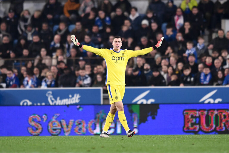 01 Radoslaw MAJECKI (asm) during the Ligue 1 MCDonald's match between Strasbourg and Monaco at Stade de la Meinau on November 9, 2024 in Strasbourg, France. (Photo by Philippe Lecoeur/FEP/Icon Sport/Sipa USA)
2024.11.09 Strasbourg
pilka nozna liga francuska
RC Strasbourg - AS Monaco
Foto Philippe Lecoeur/FEP/Icon Sport/SIPA USA/PressFocus

!!! POLAND ONLY !!!