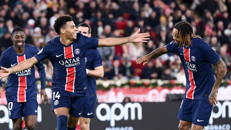 14 Desire DOUE (psg) during the Ligue 1 McDonald's match between Monaco and Paris at Stade Louis II on December 18, 2024 in Monaco, Monaco. (Photo by Philippe Lecoeur/FEP/Icon Sport/Sipa USA)
2024.12.18 Monako
pilka nozna liga francuska
AS Monaco - Paris Saint-Germain
Foto Philippe Lecoeur/FEP/Icon Sport/SIPA USA/PressFocus

!!! POLAND ONLY !!!