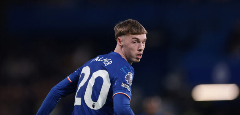 Soccer Football - Premier League - Chelsea v Fulham - Stamford Bridge, London, Britain - December 26, 2024 Chelsea's Cole Palmer looks on  EDITORIAL USE ONLY. NO USE WITH UNAUTHORIZED AUDIO, VIDEO, DATA, FIXTURE LISTS, CLUB/LEAGUE LOGOS OR 'LIVE' SERVICES. ONLINE IN-MATCH USE LIMITED TO 120 IMAGES, NO VIDEO EMULATION. NO USE IN BETTING, GAMES OR SINGLE CLUB/LEAGUE/PLAYER PUBLICATIONS. PLEASE CONTACT YOUR ACCOUNT REPRESENTATIVE FOR FURTHER DETAILS..,Image: 950215257, License: Rights-managed, Restrictions: NO USE WITH UNAUTHORIZED AUDIO, VIDEO, DATA, FIXTURE LISTS, CLUB/LEAGUE LOGOS OR “LIVE” SERVICES. ONLINE IN-MATCH USE LIMITED TO 45 IMAGES, NO VIDEO EMULATION. NO USE IN BETTING, GAMES OR SINGLE CLUB/LEAGUE/PLAYER PUBLICATIONS., Model Release: no, Credit line: Hannah McKay / Reuters / Forum