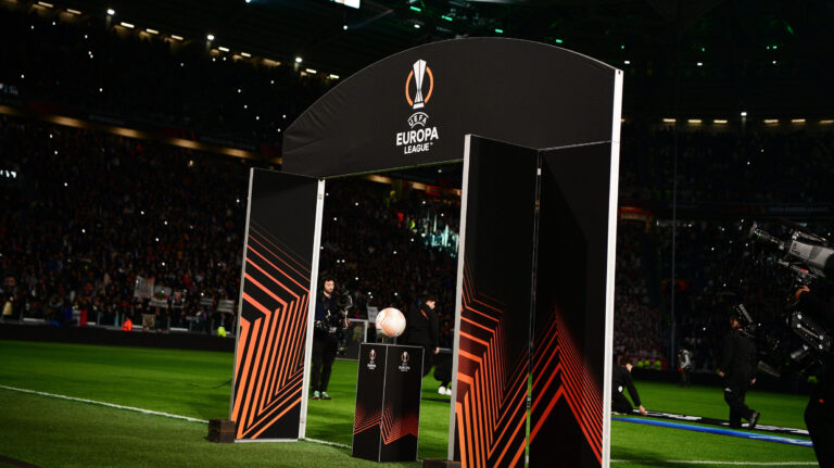 Foto Marco Alpozzi/LaPresse 09 Marzo 2023 - Torino, Italia - sport, calcio - Juventus Vs Friburgo - Europa League 2022/2023 - Allianz Juventus Stadium. Nella foto: logo Europa league

Pic Marco Alpozzi//LaPresse march 09, 2023 Turin, Italy - sport, soccer - Juventus Vs Friburg -  Europe League 2022/2023 - Allianz Juventus Stadium. In the pic: logo Europa league (Photo by Marco Alpozzi/LaPresse/Sipa USA)
2023.03.09 Turyn
pilka nozna Liga Europy UEFA
Juventus FC - SC Freiburg
Foto Marco Alpozzi/LaPresse/SIPA USA/PressFocus

!!! POLAND ONLY !!!