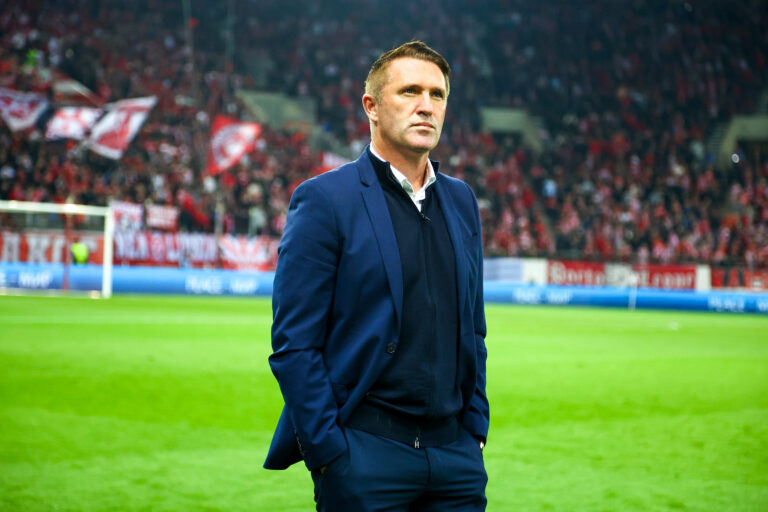 Robbie Keane Manager of Maccabi Tel Aviv during the UEFA Europa Conference League Round of 16 First Leg match at Karaiskakis Stadium, Piraeus
Picture by Yannis Halas/Focus Images Ltd +353 8725 82019
07/03/2024
2024.03.07 Pireus
Pilka nozna liga konferencji Europy
Olympiakos Pireus - Maccabi Tel Awiw
Foto Yannis Halas/Focus Images/MB Media/PressFocus

!!! POLAND ONLY !!!