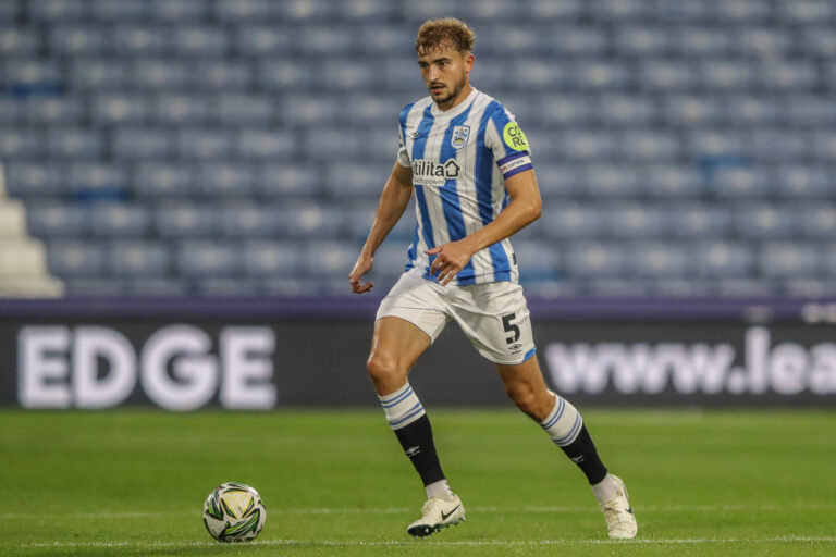 Michal Helik of Huddersfield Town in action during the Carabao Cup match Huddersfield Town vs Morecambe at John Smith's Stadium, Huddersfield, United Kingdom, 13th August 2024

(Photo by Alfie Cosgrove/News Images) in Huddersfield, United Kingdom on 8/14/2024. (Photo by Alfie Cosgrove/News Images/Sipa USA)
2024.08.14 Huddersfield
Pilka nozna , puchar ligi angielskiej
Huddersfield Town - Morecambe
Foto Alfie Cosgrove/News Images/SIPA USA/PressFocus

!!! POLAND ONLY !!!