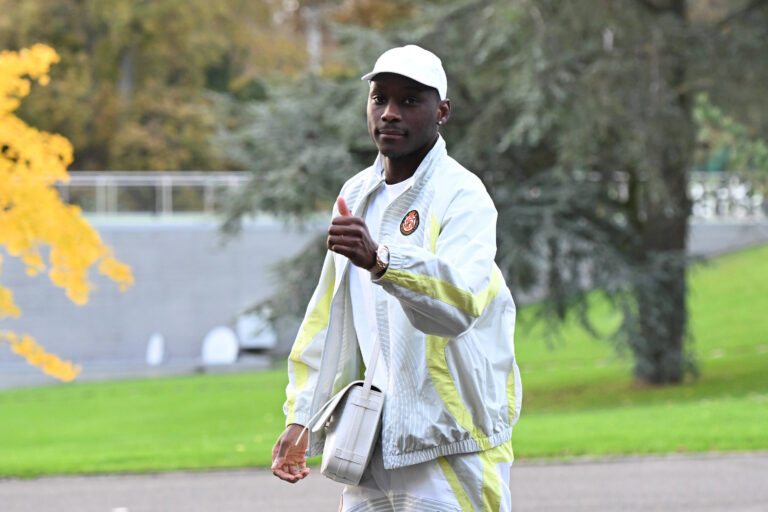 Randal Kolo Muani arrives in Clairefontaine-en-Yvelines on November 11, 2024 as part of the team's preparation for the upcoming UEFA Nations League qualifying matches against Israel and Italy.//04SAIDICHRISTOPHE_SIPA.58167/Credit:CHRISTOPHE SAIDI/SIPA/2411120904
2024.11.12 Clairefontaine
pilka nozna Liga Narodow
Zgrupowanie reprezentacji Francji przed meczem Francja - Izrael
Foto Christophe Saidi/SIPA/PressFocus

!!! POLAND ONLY !!!