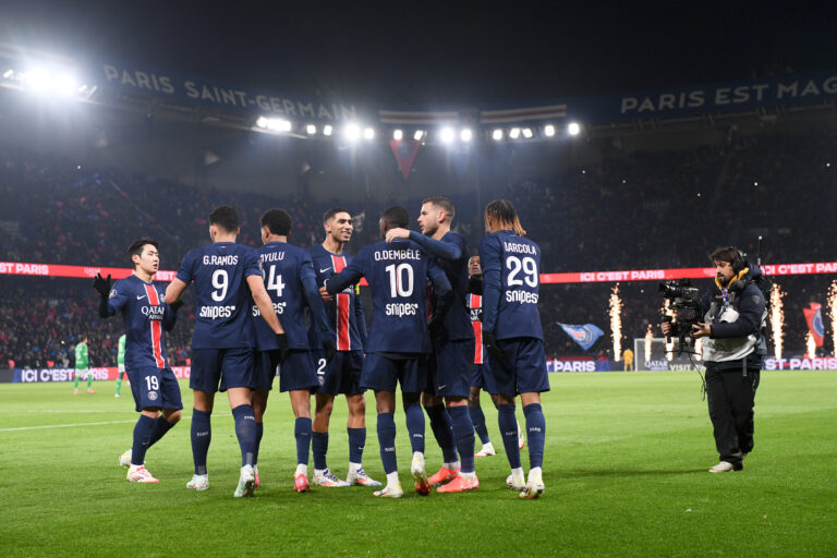 19 Lee KANG IN (psg) - 02 Achraf HAKIMI (psg) - 21 Lucas HERNANDEZ (psg) during the Ligue 1 McDonald's match between Paris and Saint Etienne at Parc des Princes on January 12, 2025 in Paris, France. (Photo by Philippe Lecoeur/FEP/Icon Sport/Sipa USA)
2025.01.12 Paryz
pilka nozna liga francuska
Paris Saint-Germain - AS Saint-Etienne
Foto Philippe Lecoeur/FEP/Icon Sport/SIPA USA/PressFocus

!!! POLAND ONLY !!!