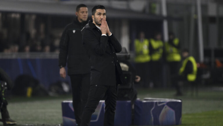 Nuri Sahin, head coach of Borussia Dortmund, looks worried during the Champions League football match between Bologna FC and Borussia Dortmund at Renato Dall'Ara stadium in Bologna (Italy), January 21, 2025./Sipa USA *** No Sales in France and Italy ***
2025.01.21 Bolonia
pilka nozna Liga Mistrzow
Bologna FC - Borussia Dortmund
Foto Andrea Staccioli/Insidefoto/SIPA USA/PressFocus

!!! POLAND ONLY !!!